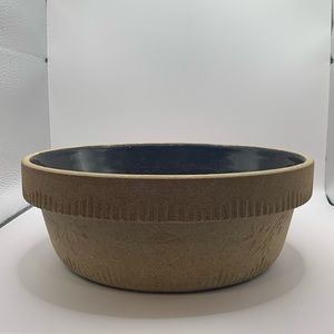 VTG 1930’s COOKIN WARE HEALTH OVENWARE BOWL US PAT: 91285 NUE DEEL 10”x 4” Deep